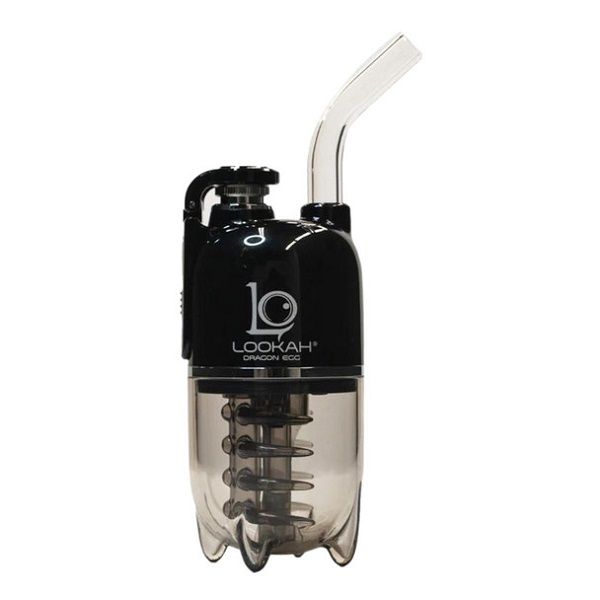 LOOKAH DRAGON EGG ERIG VAPORIZER BLACK/RED 1CT