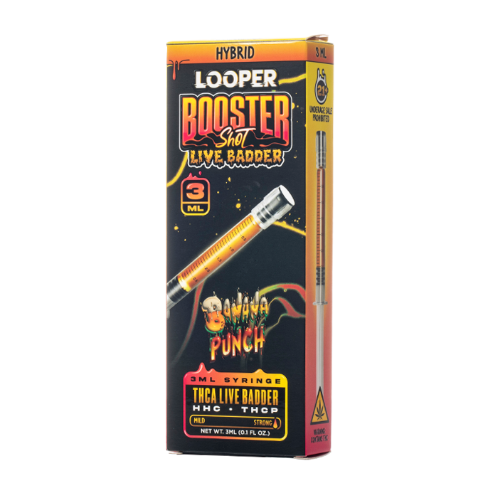 LOOPER BOOSTER SHOT SYRINGE THCA BANANA PUNCH HYBD 3ML