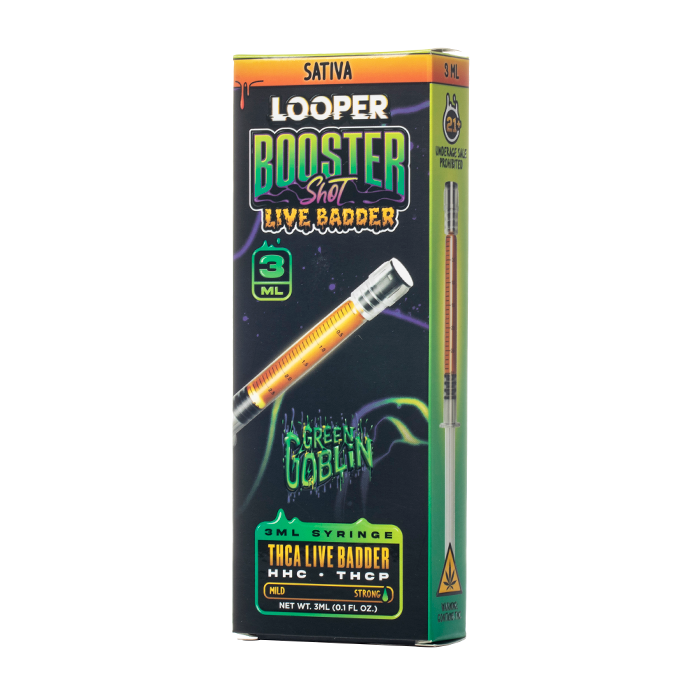 LOOPER BOOSTER SHOT SYRINGE THCA GREEN GOBLIN STVA 3ML