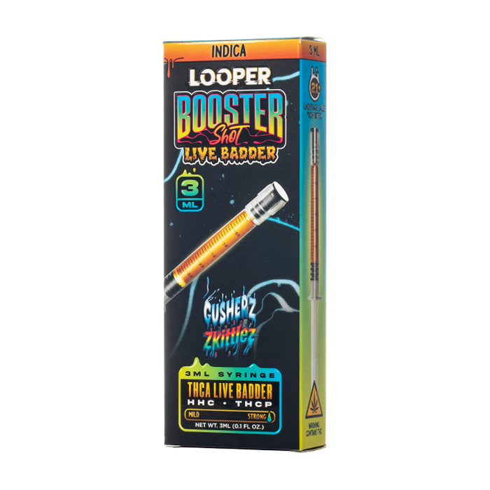 LOOPER BOOSTER SHOT SYRINGE THCA GUSHRZ ZKITTLES IND 3ML
