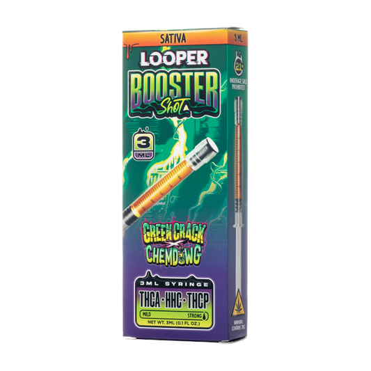 LOOPER BOOSTER SHOT GREEN CRACK SYRINGE SATV 3ML