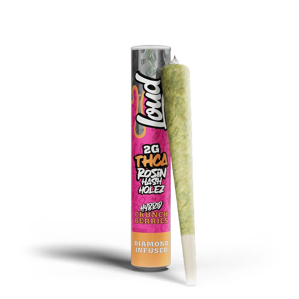 LOUD ROSIN INFUSED THCA HASH HOLE CRUNCH BERIES HYBD 2GM