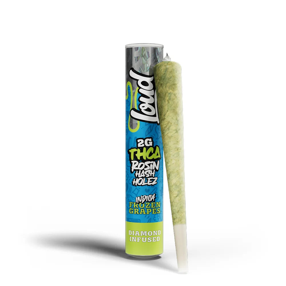 LOUD ROSIN INFUSED THCA HASH HOLE FROZEN GRAPE IND 2GM