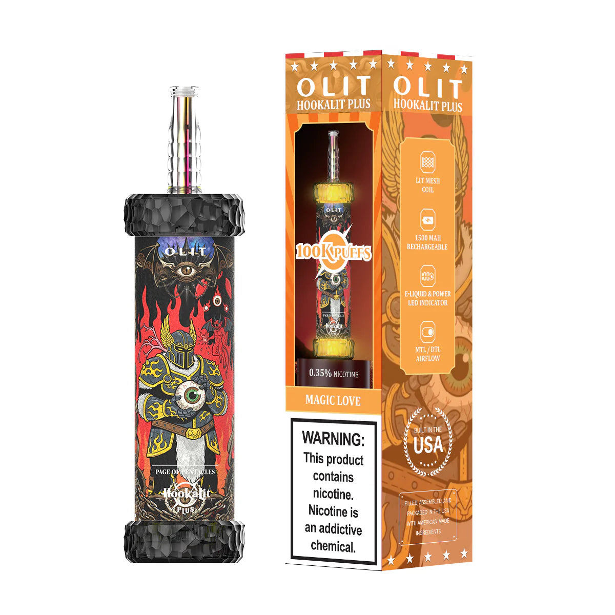 OLIT HOOKAH LIT PLUS MAGIC LOVE 100K