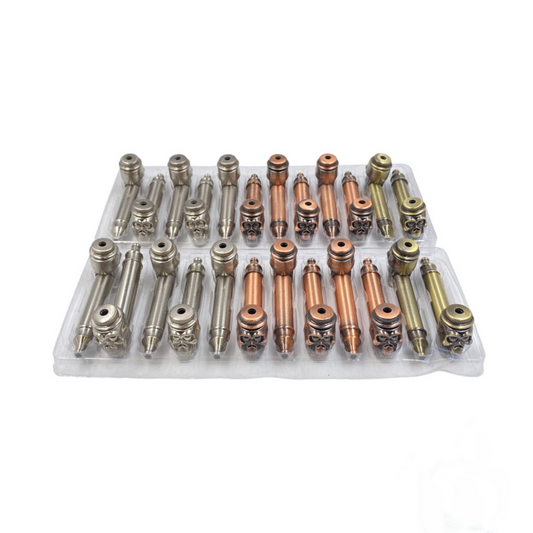 HANDPIPE GI CHROME SKULLS METAL PIPE 24CT