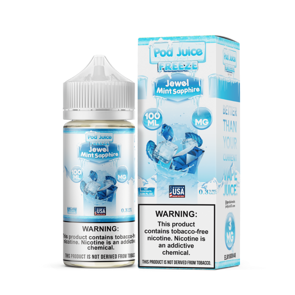 POD JUICE JEWEL MINT SAPPHIRE FREEZE 100ML 6MG
