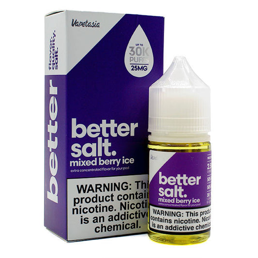 VAPETASIA BETTER SALT  MIXED BERRY ICE 30ML 25MG