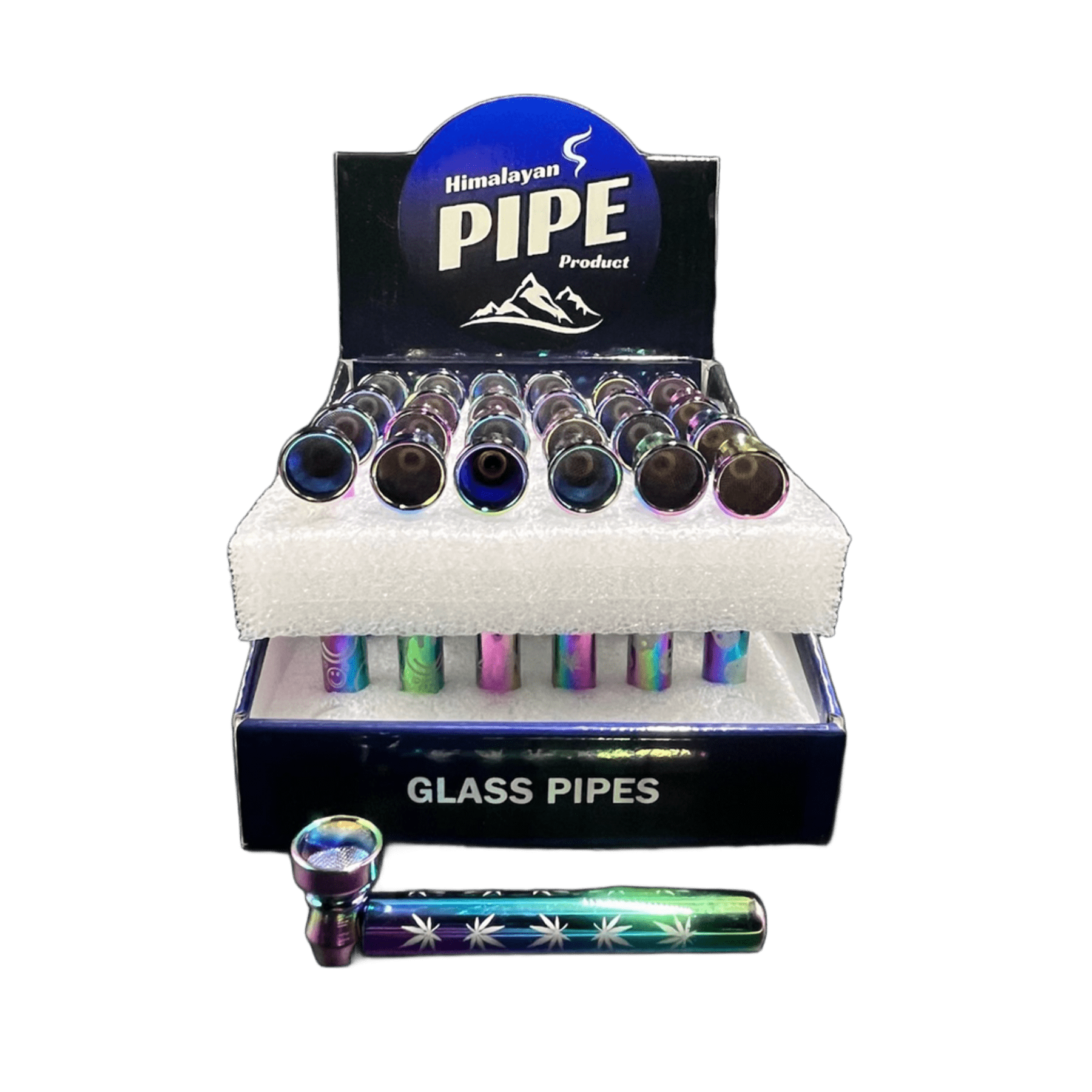 HANDPIPE HGI CHROME MIX METAL PIPE 24CT