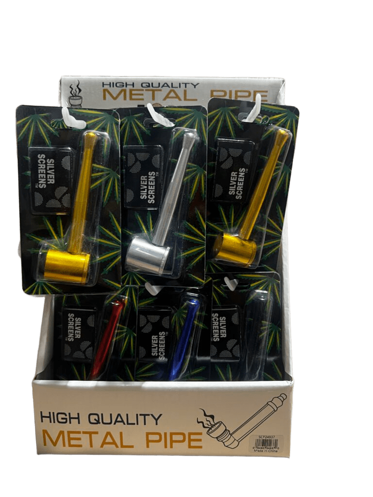 HANDPIPE COLOR CHARACTER METAL PIPE MP49 24CT