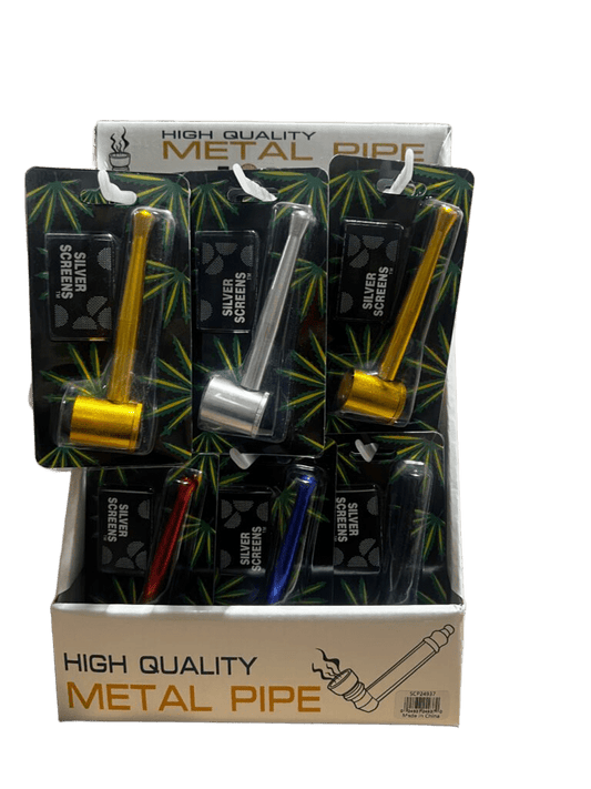 HANDPIPE COLOR CHARACTER METAL PIPE MP49 24CT