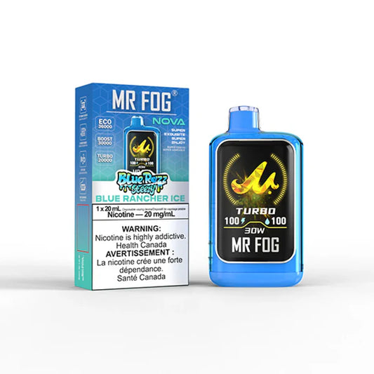 MR FOG NOVA BLUE RAZZ STEEZY BLUE RANCHR ICE 36K