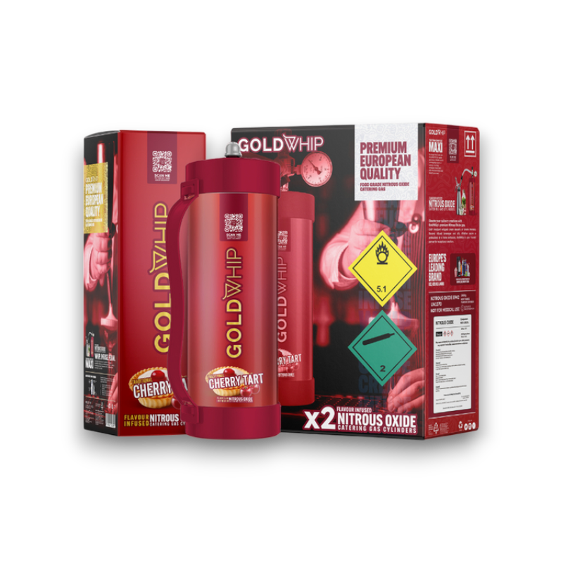 CREAM CHARGER GOLDWHIP MAXI CHERRY TART 2000GM