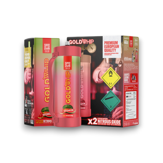 CREAM CHARGER GOLDWHIP MAXI WATERMELON 2000GM