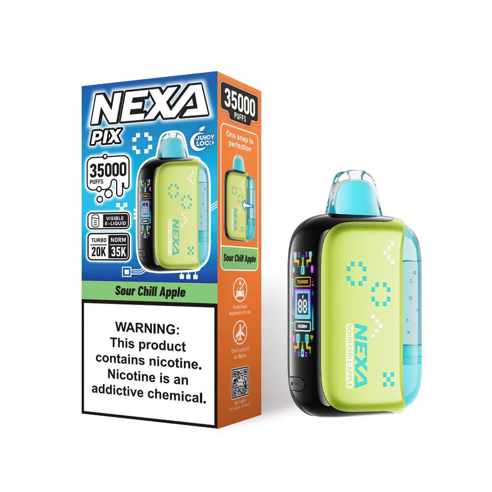 NEXA PIX USA 35K|NEXA PIX USA SOUR CHILL APPLE 35K|810205670430| Pack of 5