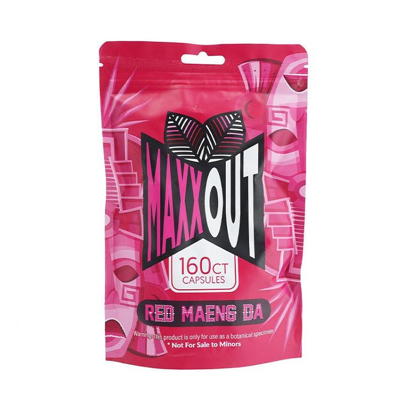 PAIN OUT MAXX KRATOM CAPSULE RED MAENG DA 160CT