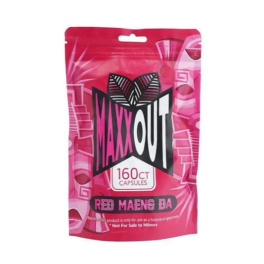 PAIN OUT MAXX KRATOM CAPSULE RED MAENG DA 160CT