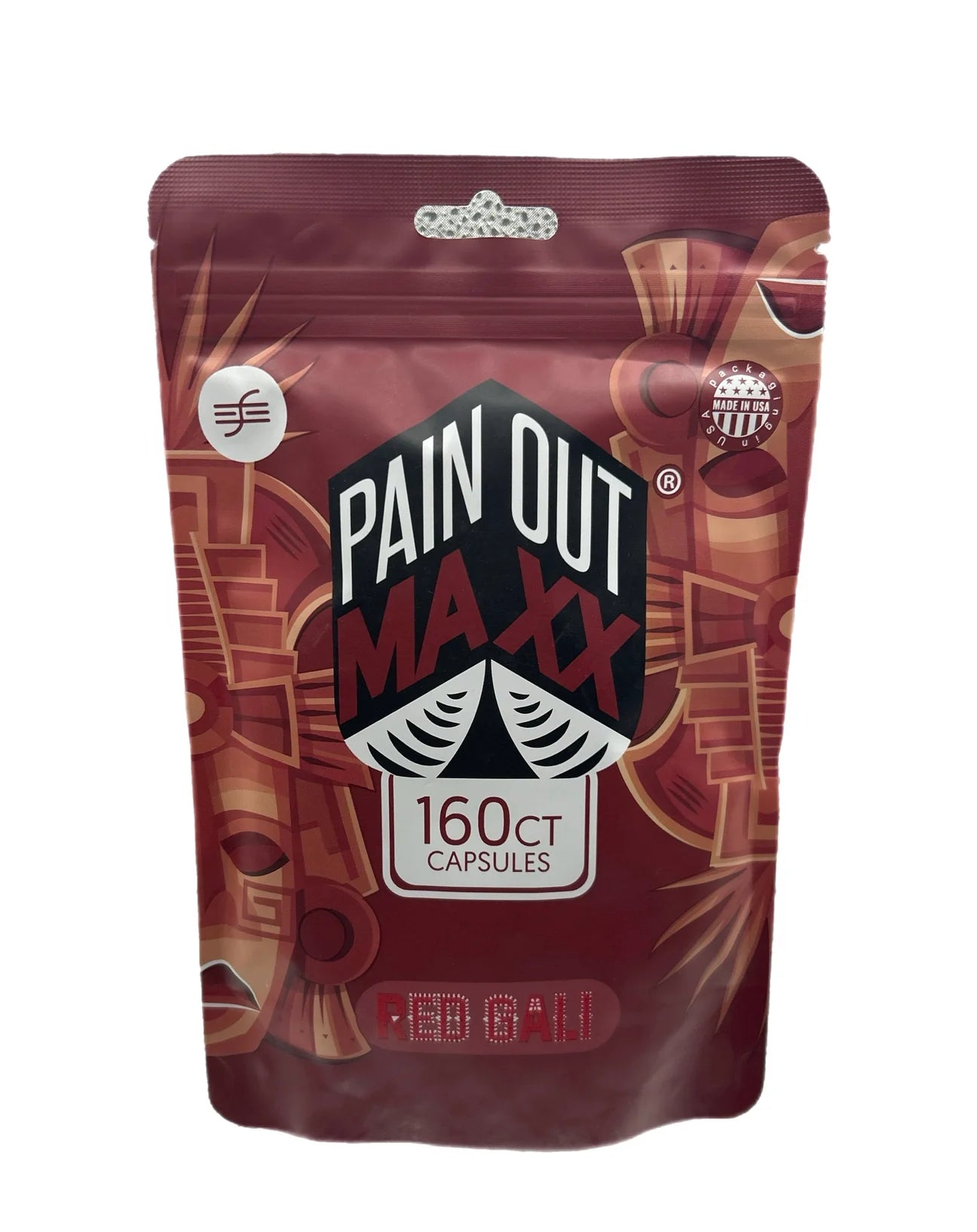 PAIN OUT MAXX KRATOM CAPS RED BALI 160CT