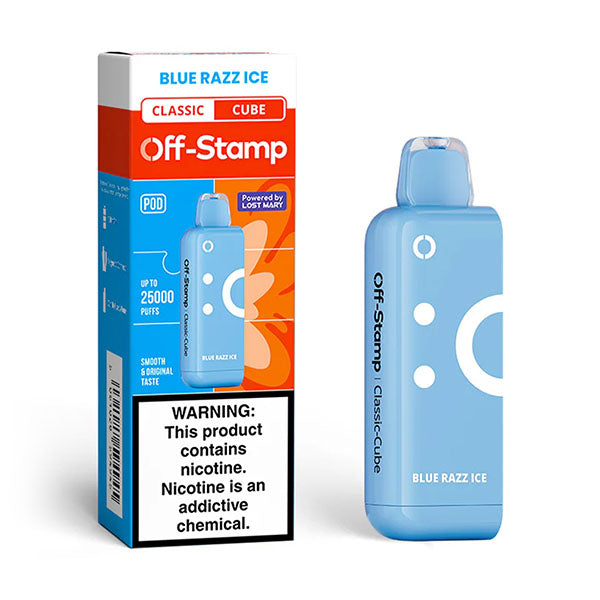 OFF STAMP X POD BLUE RAZZ ICE 25K|5061028594945|Pack Of|5