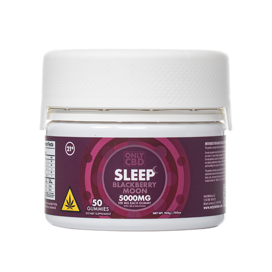 ONLY CBD SLEEP GUMMIES BLACKBERRY MOON 5000MG