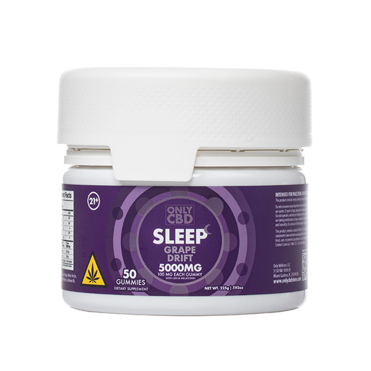 ONLY CBD SLEEP GUMMIES GRAPE DRIFT 5000MG