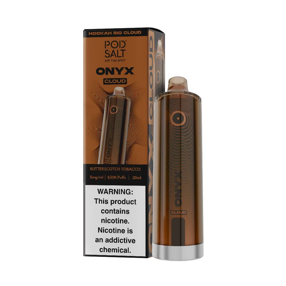 POD SALT ONYX CLOUD BUTTERSCOTCH TOBACCO 25K