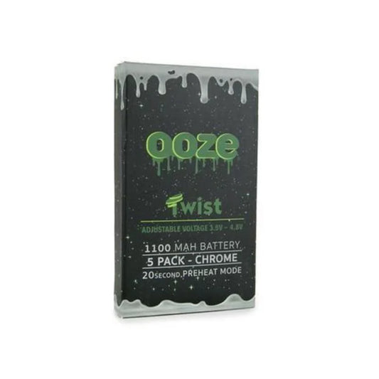 OOZE 5 PACK TWIST BLACK OOZ111 1100MAH