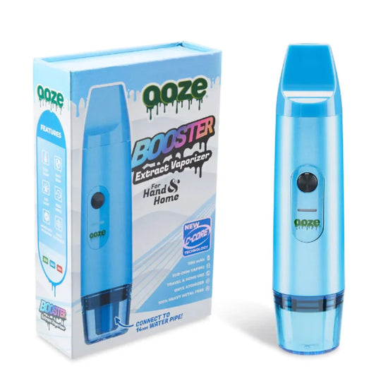 OOZE BOOSTER 2-IN-1 EXTRACT VAPORIZER KIT ARCTIC BLUE 1100MAH