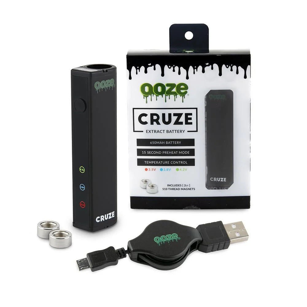 OOZE CRUZE BATTERY BLACK 650MAH