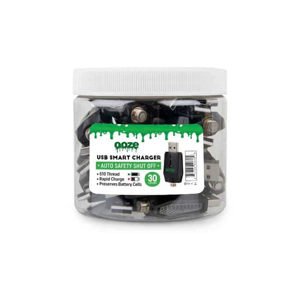 OOZE SMART USB CHARGERS 30CTJAR