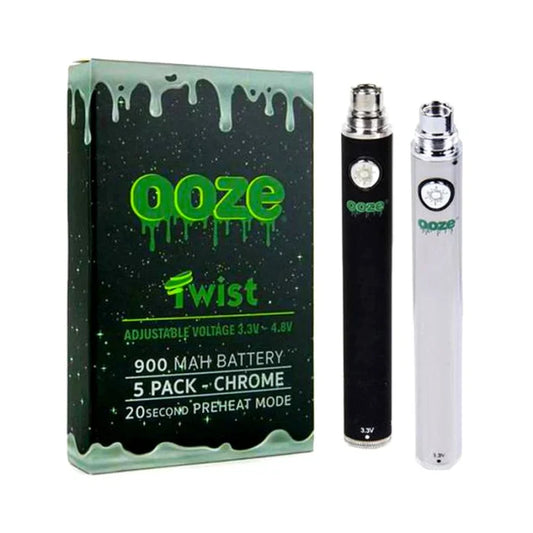 OOZE 5 PACK TWIST CHROME OOZ110 900MAH