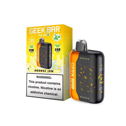 GEEK BAR PULSE X ORANGE JAM 25K|810164283221|Pack Of|5
