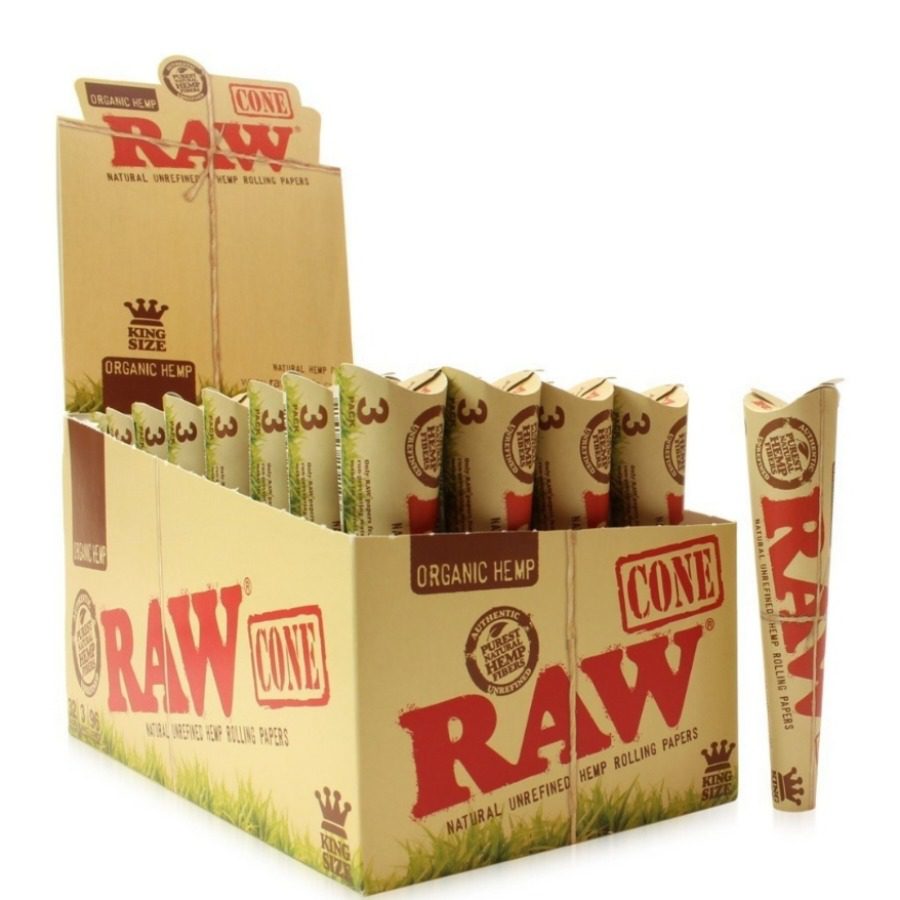 RAW ORGANIC HEMP PAPERS KING SIZE SLIM 50 32CT