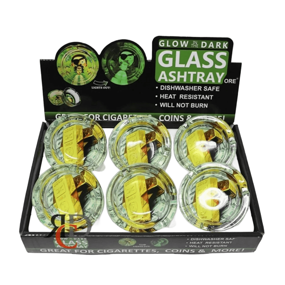 ASHTRAY DRAK & GLOW 6CT