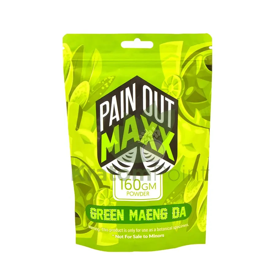 PAIN OUT MAXX KRATOM POWDER GREEN MAENG DA 160GM