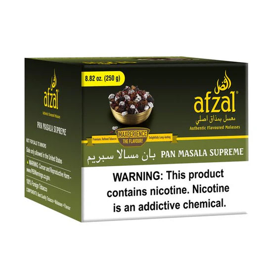 AFZAL PAN MASALA SUPREME FLAVOR 250GM