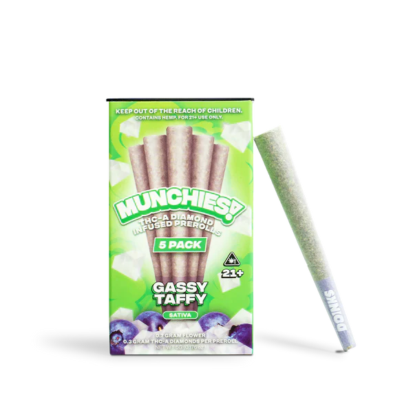 MUNCHIES THCA INFUSED PROLL GASSY TAFFY SATIVA