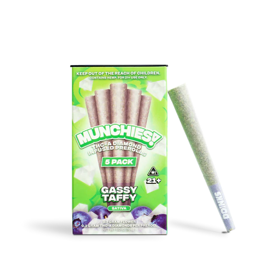 MUNCHIES THCA INFUSED PROLL GASSY TAFFY SATIVA