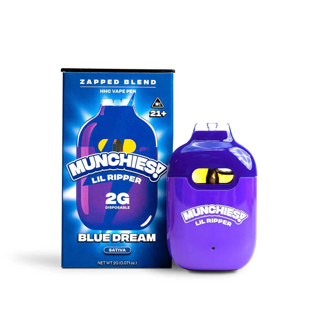 MUNCHIES LIL RIPPER ZAPPED BLEND BLUE DREAM SAT 2G|843321998232|Pack Of|10