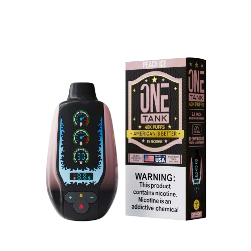 ONE TANK 40K|ONE TANK PEACH ICE 40K|850077376108|Pack of 5