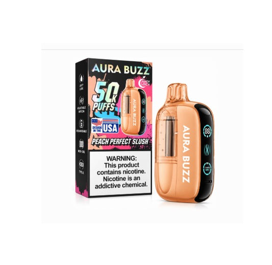 AURA BUZZ KIT PEACH PERFECT SLUSH 50K