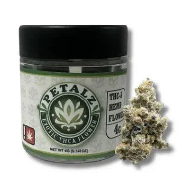 PETALZ THCA EXOTIC FLOWER INDICA 4GM