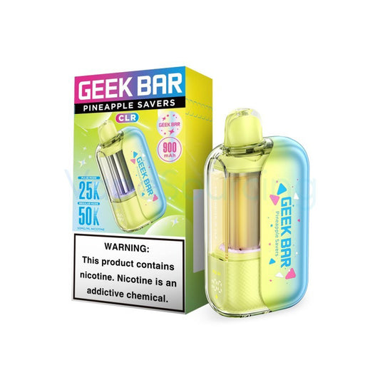 GEEK BAR CLR PINEAPPLE SAVERS 50K
