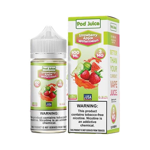 POD JUICE TFN STWBRY APPLE WTRMLN 100ML 3MG