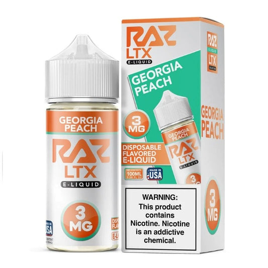 POD JUICE X RAZ GEORGIA PEACH 3MG 100ML