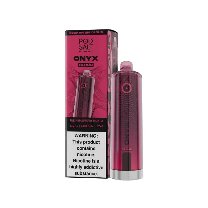 POD SALT ONYX CLOUD FREST RASPBERRY MOJITO 25K