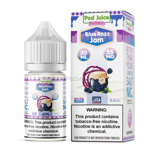 POD JUICE BLUE RAZZ JAM 30ML 55MG