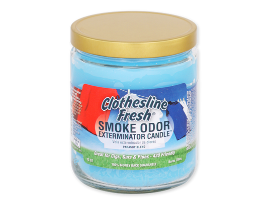 SMOKE ODOR CNDL CLOTHESLINE FRESH 13OZ 1CT
