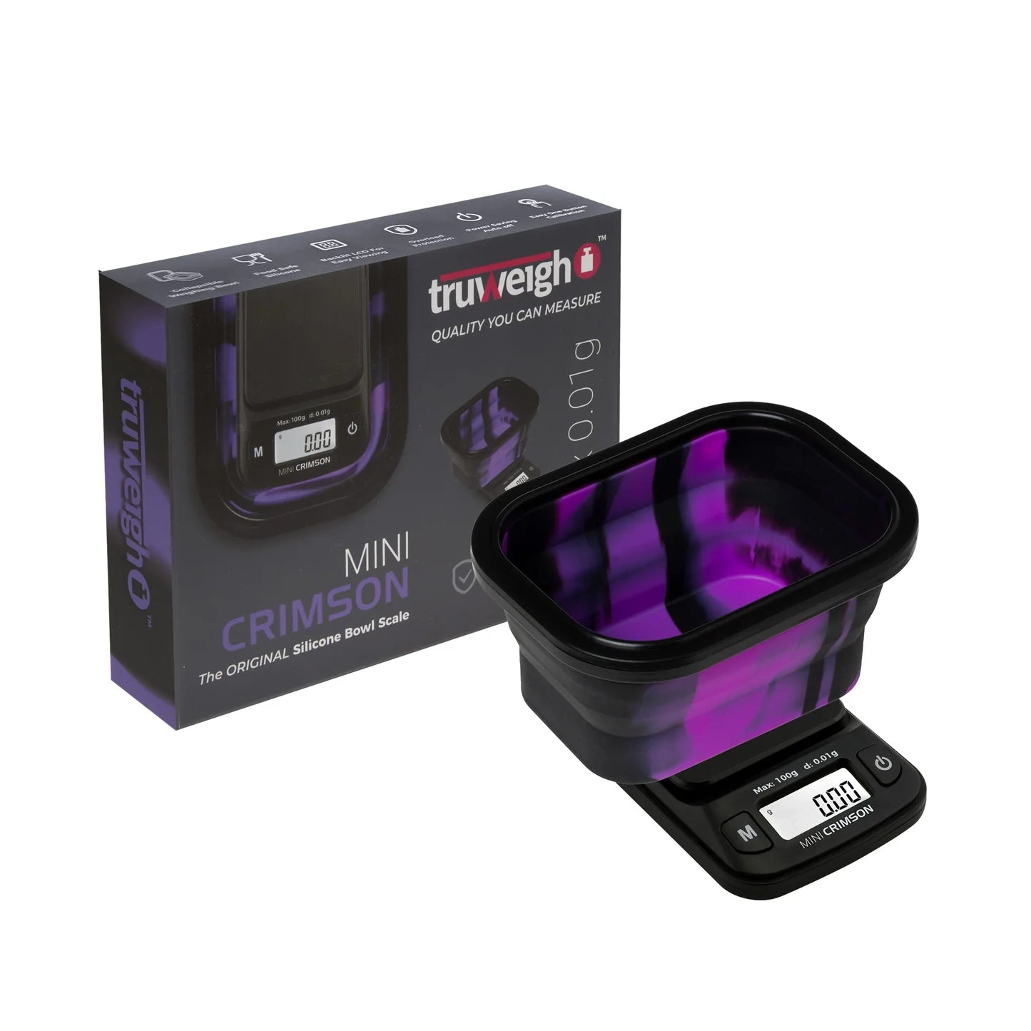 TRUWEIGH MINI CRIMSON BLACK PURPLE 100x0.01g SC 323