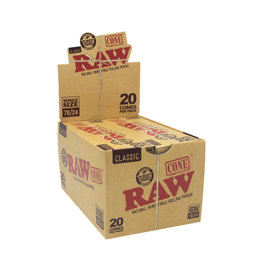 RAW CLASSIC CONE 70-24MM 12CT