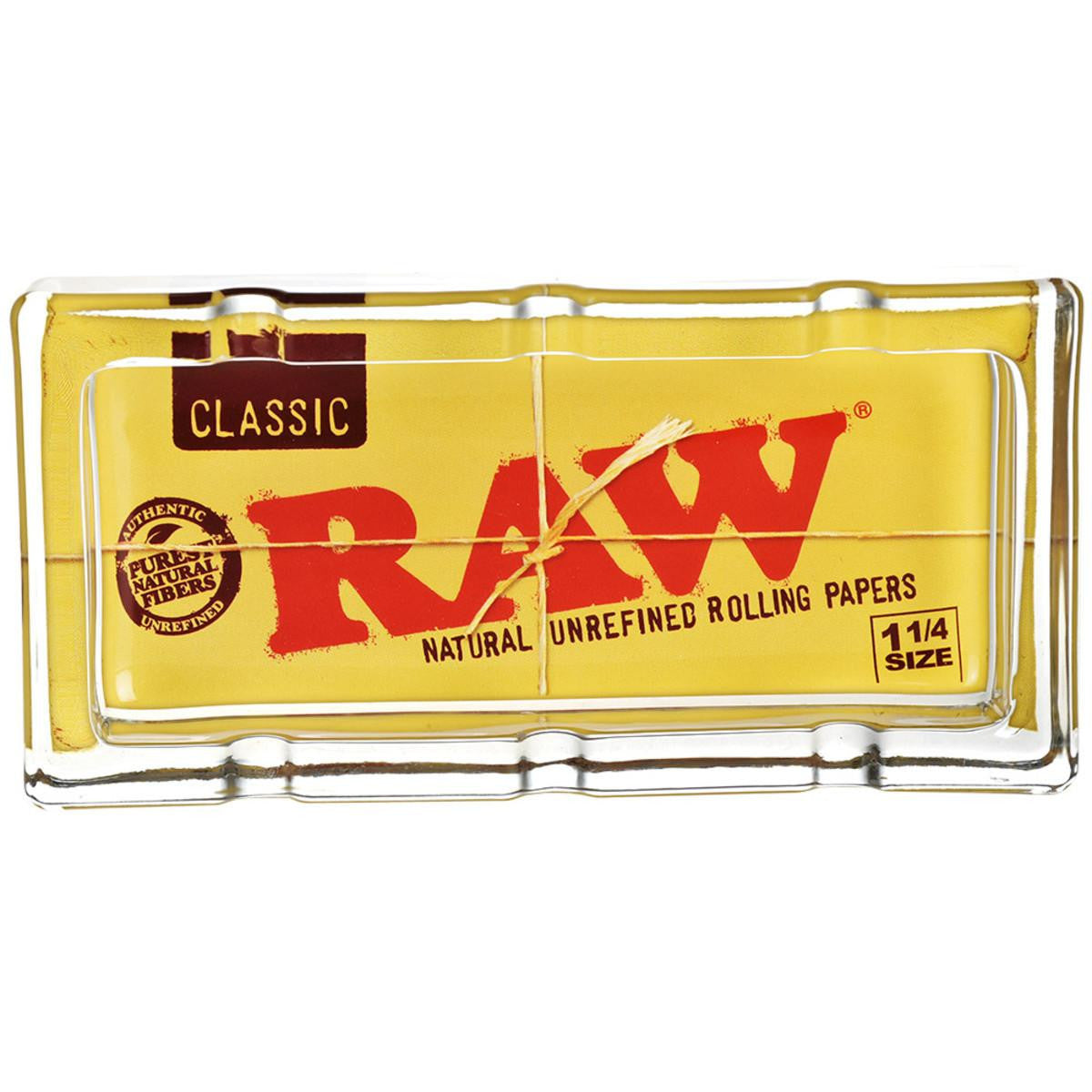 RAW CLASSIC PACK GLASS ASHTRAY 1CT